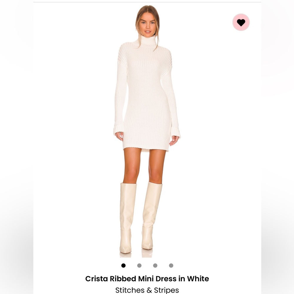Revolve stitches and stripes crista ribbed mini dress